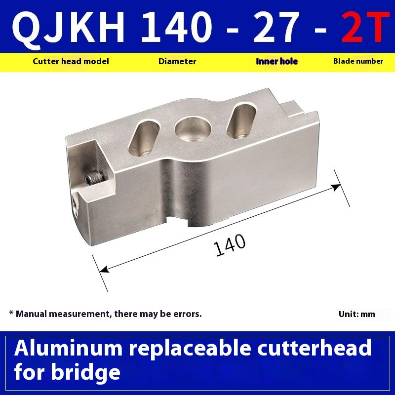 6019 Aluminum High Gloss Cutter Block Aluminum Bridge Milling Cutter Block 45/90 Degree Bridge with APMT1604/SEKT12 Face Milling Cutter Shandong Denso Pricision Tools Co.,Ltd.