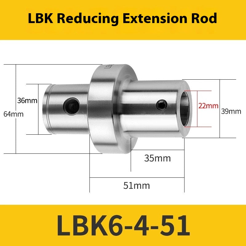 1176-Reducing Boring Tool Extension Bar LBK2/3/4/5/6 Adapter Bar Machining Center Fine & Rough Boring Tool Shank Reducing Extension Bar