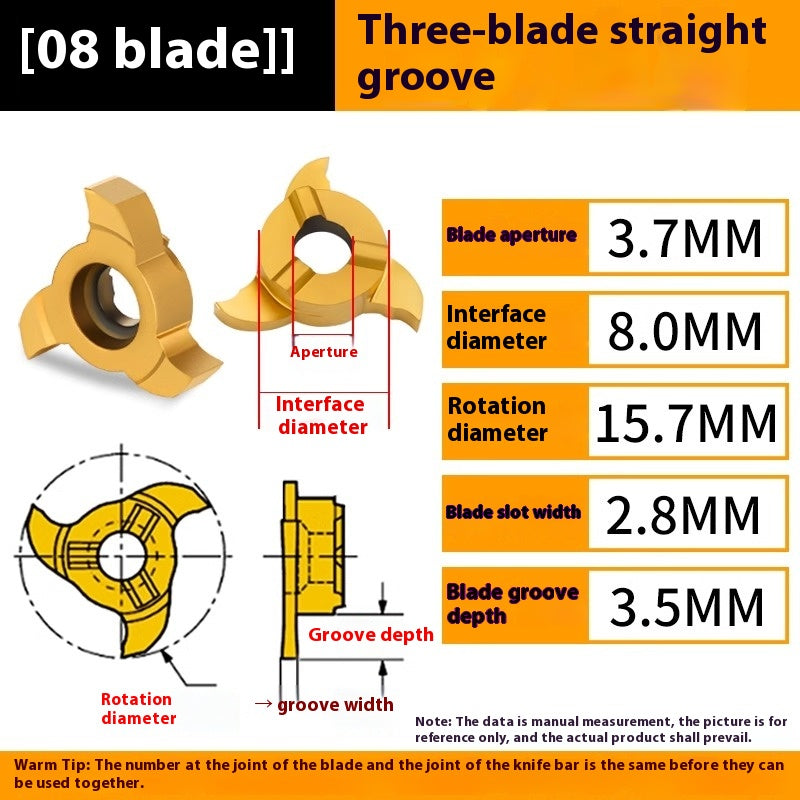 1152-Germany imported t-type cutter three-edged six-edged alloy t-type milling cutter small hole slot cutter cyclone milling cutter internal hole milling slot inserts Shandong Denso Pricision Tools Co.,Ltd.
