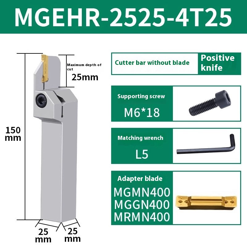 1158-CNC toolholder OD cut-off grooving lathe cutter MGEHR cutter lathe tool extended cutter groove cutter Shandong Denso Pricision Tools Co.,Ltd.