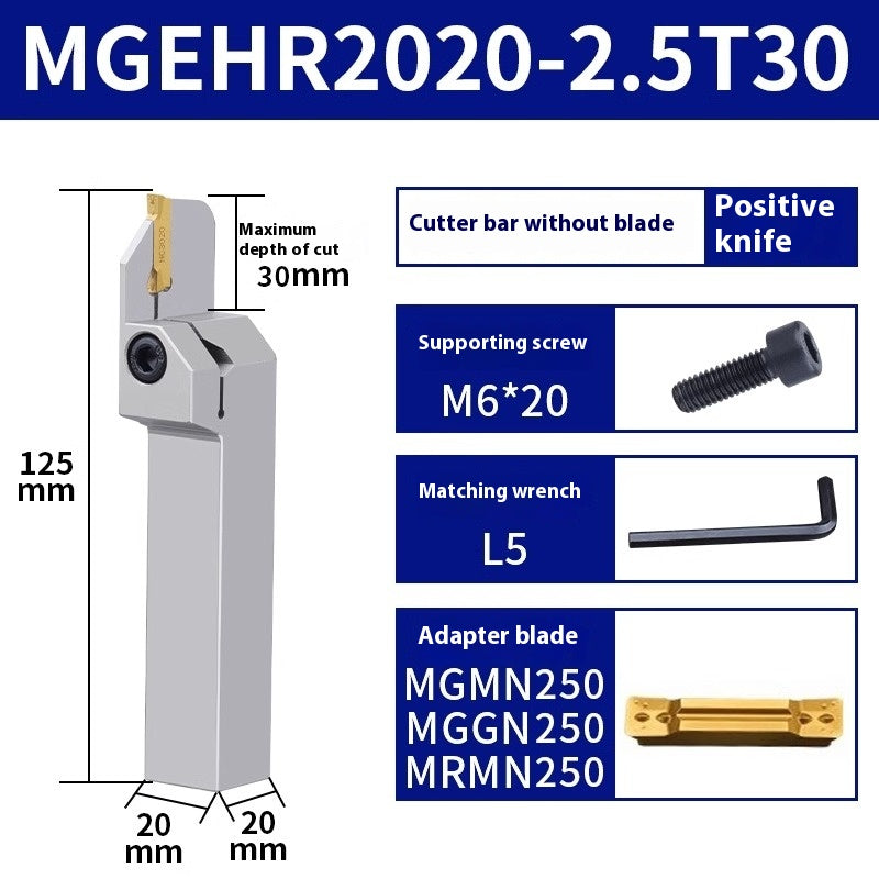 1158-CNC toolholder OD cut-off grooving lathe cutter MGEHR cutter lathe tool extended cutter groove cutter Shandong Denso Pricision Tools Co.,Ltd.