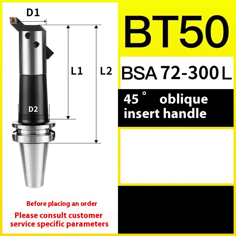 10049 BT40/50-BSA Rough Boring Cutter Holder 45/90 Degree Sleeve Lathe Boring Bar Shandong Denso Pricision Tools Co.,Ltd.