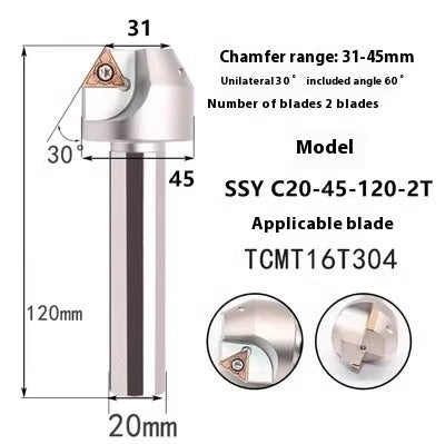 6039 Machining center 15 20 25 30 35 40 45 50 55 60 65 70 75 degree chamfering toolholder TCMT Shandong Denso Pricision Tools Co.,Ltd.