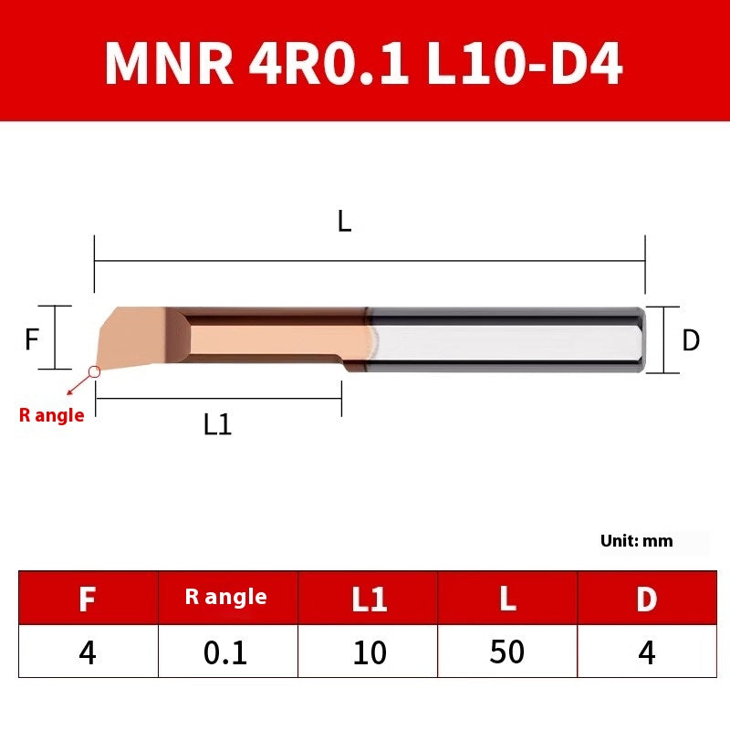 1140-MNR Tungsten Carbide Small Bore Boring Tools Integral Alloy Vibration Resistant Boring Bars Micro Alloy Bore Turning Tools Boring Tools Shandong Denso Pricision Tools Co.,Ltd.