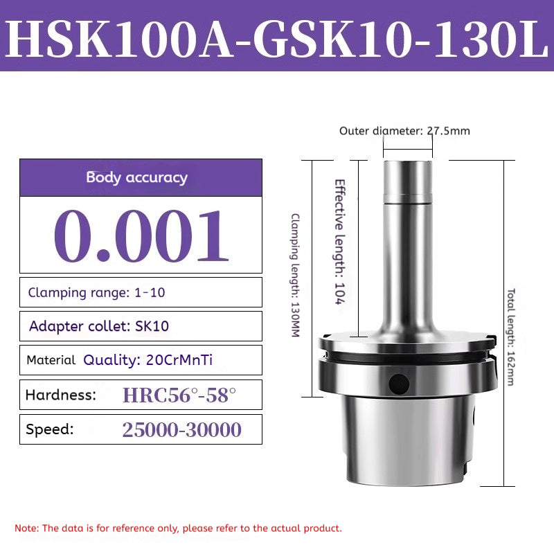10017 HSK63A GSK06/10/13/16/20 high-precision SK high-speed tool holder milling cutter holder Shandong Denso Pricision Tools Co.,Ltd.