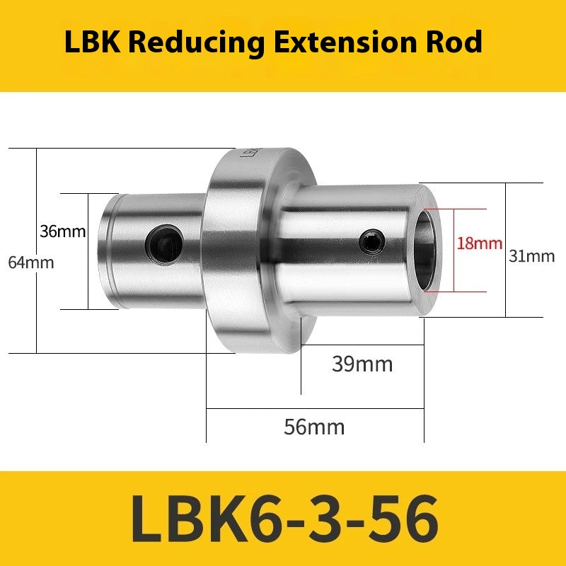 1176-Reducing Boring Tool Extension Bar LBK2/3/4/5/6 Adapter Bar Machining Center Fine & Rough Boring Tool Shank Reducing Extension Bar