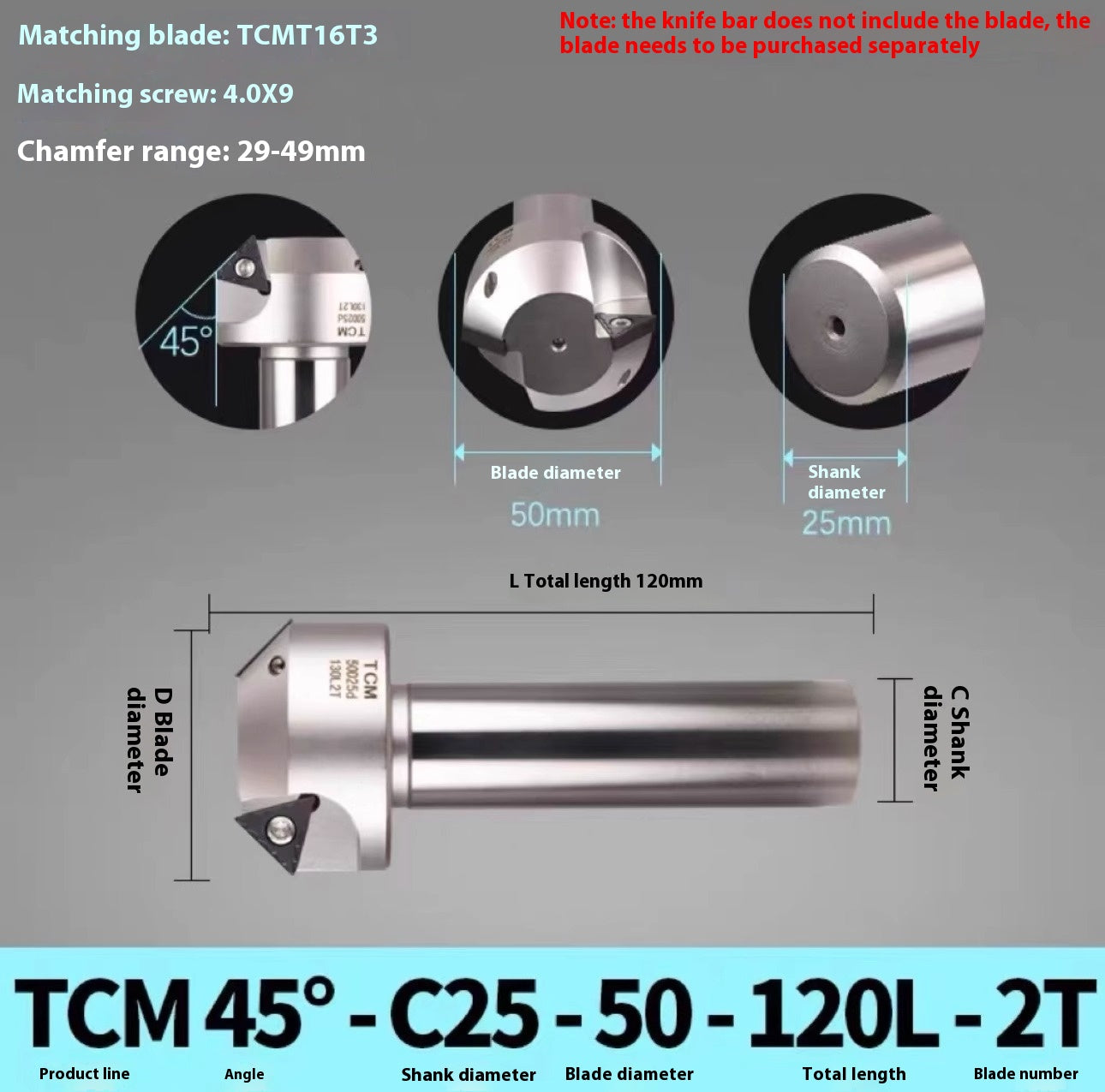 1144-Shedding type fixed-point chamfering cutter 30 degree 45 degree 60 degree chamfering cutter bar SSK/SSP/TCM/SSY/SSO/SSH Shandong Denso Pricision Tools Co.,Ltd.