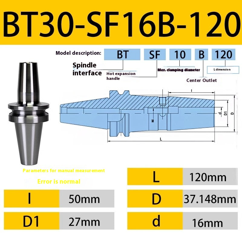 10052 BT40/BT30-SF heat shrink holder Integrated Thermal expansion hot-fit sintered holder Shandong Denso Pricision Tools Co.,Ltd.