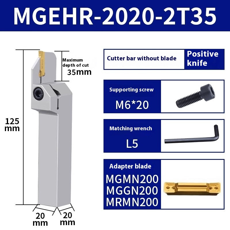 1158-CNC toolholder OD cut-off grooving lathe cutter MGEHR cutter lathe tool extended cutter groove cutter Shandong Denso Pricision Tools Co.,Ltd.