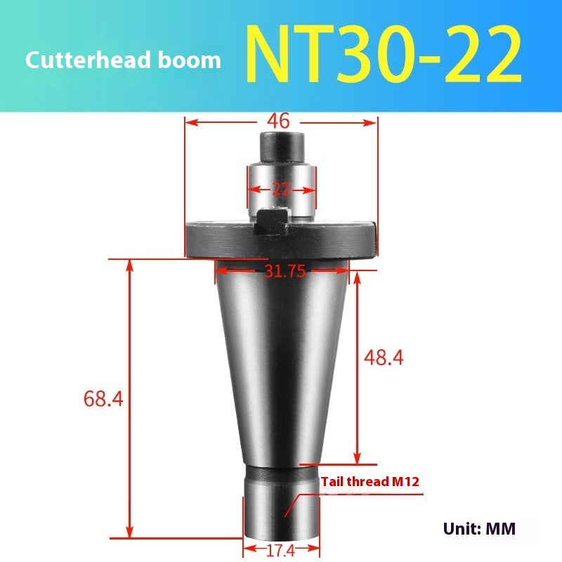 6021CNC Milling Machine 7:24 Cutter Block Boom NT50-40/60 Face Milling Cutter Block with Four Holes Indexable Boring Machine Boom Shandong Denso Pricision Tools Co.,Ltd.