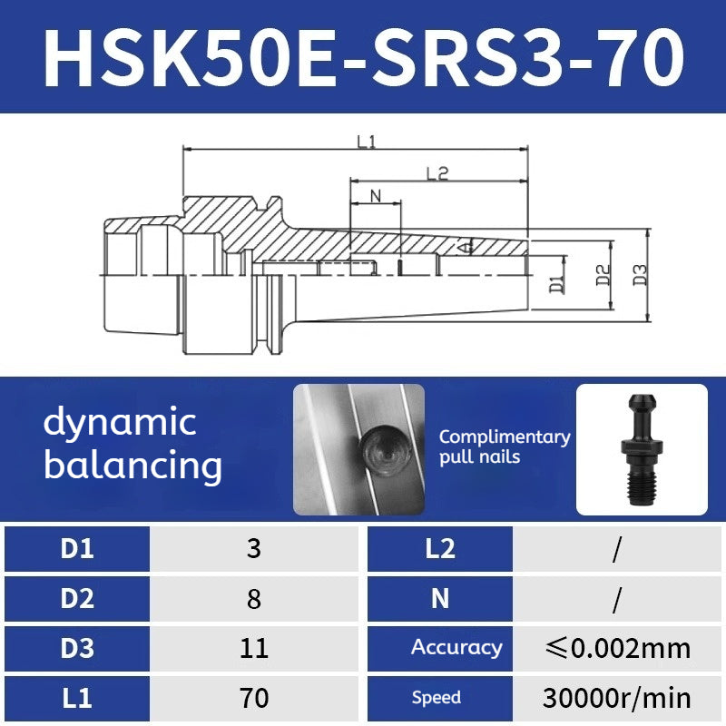 10024 Heat Shrink tool holder Sintered HSK40E Back Pull Tool Holder Shandong Denso Pricision Tools Co.,Ltd.