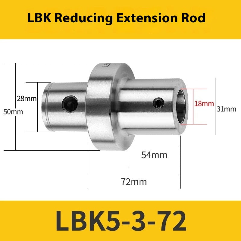 1176-Reducing Boring Tool Extension Bar LBK2/3/4/5/6 Adapter Bar Machining Center Fine & Rough Boring Tool Shank Reducing Extension Bar
