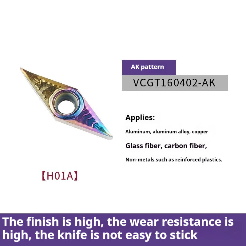 6006 CNC Aluminum Lathe Metal Ceramic Turning Inserts Nano-coated Cylindrical WNMG Bore CCMTAPMT Milling Inserts Shandong Denso Pricision Tools Co.,Ltd.
