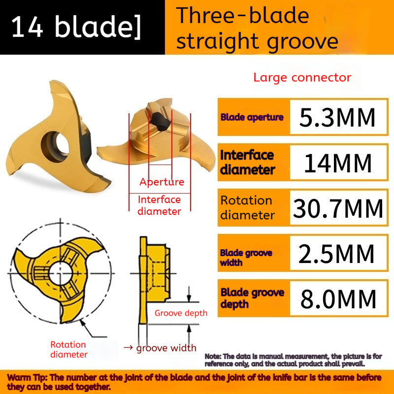1152-Germany imported t-type cutter three-edged six-edged alloy t-type milling cutter small hole slot cutter cyclone milling cutter internal hole milling slot inserts Shandong Denso Pricision Tools Co.,Ltd.