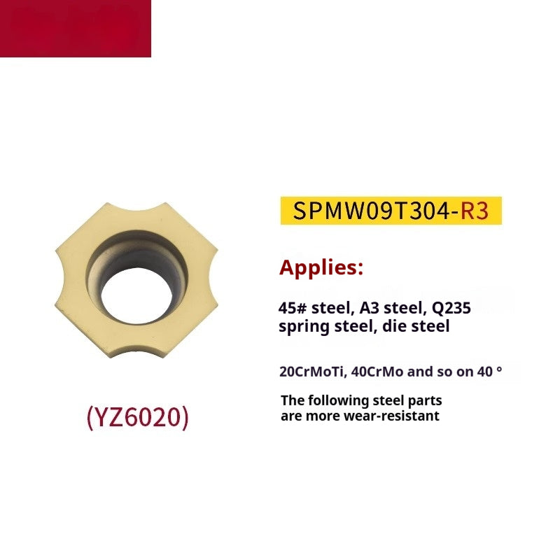 6011 Chamfering machine blade R angle processing steel parts CNC stainless steel cutter grain desktop / composite chamfering cutter grain Shandong Denso Pricision Tools Co.,Ltd.