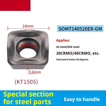 6018 High Feed Milling Cutterhead MFH100R-14-7T 5-Axis 14R63 Surface Milling Cutterhead with SOMT140520 Inserts Shandong Denso Pricision Tools Co.,Ltd.