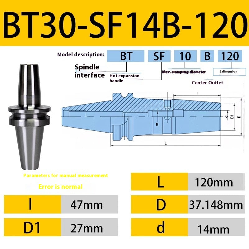 10052 BT40/BT30-SF heat shrink holder Integrated Thermal expansion hot-fit sintered holder Shandong Denso Pricision Tools Co.,Ltd.