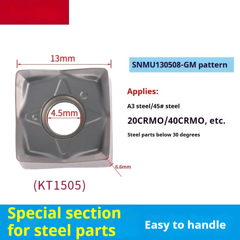 6022 MFSN Milling Cutter Block 88 Degree Fast Feed 88080R-6T-M Surface Heavy Duty Cutter Block High RPM SNMU1305 Shandong Denso Pricision Tools Co.,Ltd.