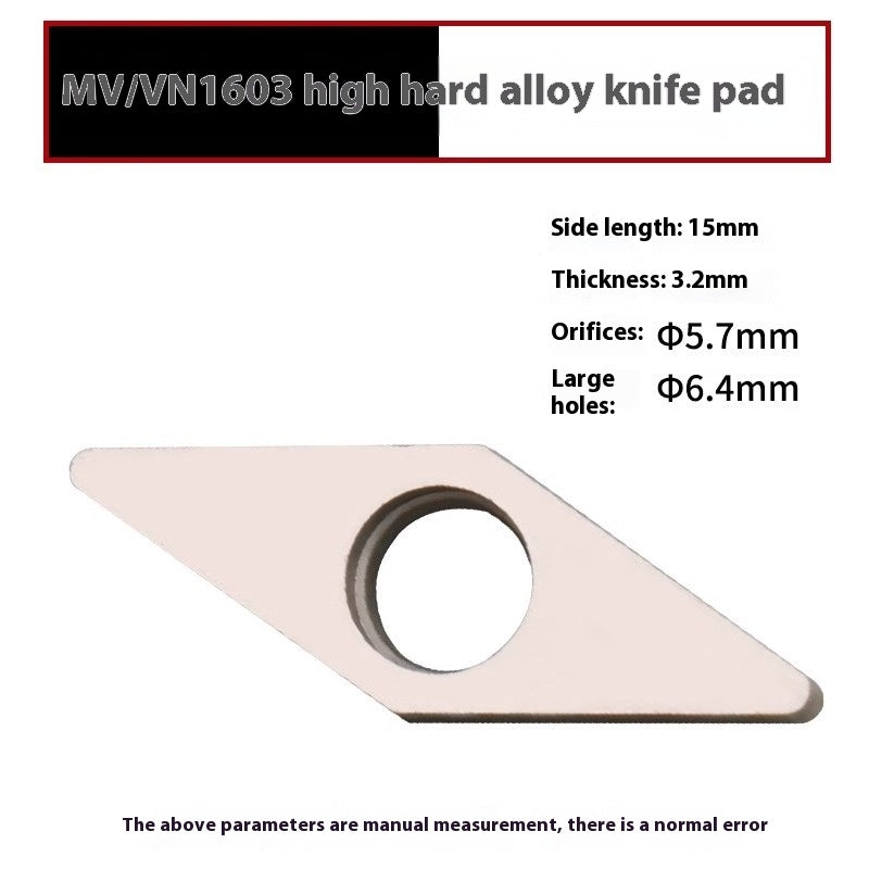 5001  CNC Carbide Shim Seat Mc / MW /Mt/ Stm / Mv Alloy Insert Pad Accessories for Turning Tool Holder CNC Lathe