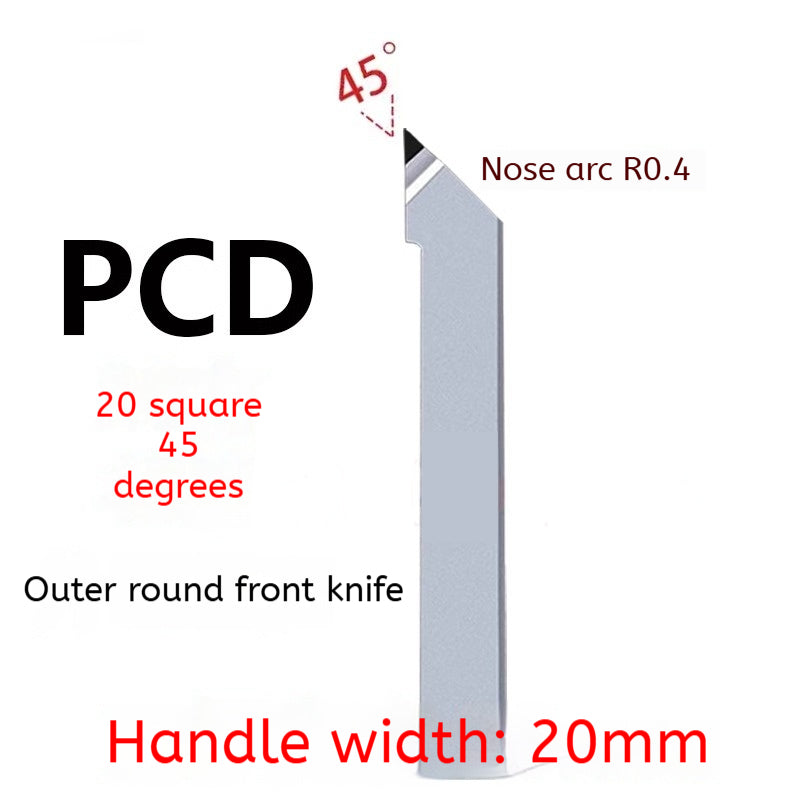 1163-PCD diamond turning tool cylindrical plane super bright CBN boron nitride tool 20 square 60/90 degrees gemstone knife non-standard Shandong Denso Pricision Tools Co.,Ltd.