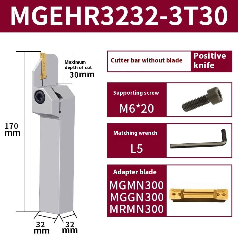 1158-CNC toolholder OD cut-off grooving lathe cutter MGEHR cutter lathe tool extended cutter groove cutter Shandong Denso Pricision Tools Co.,Ltd.