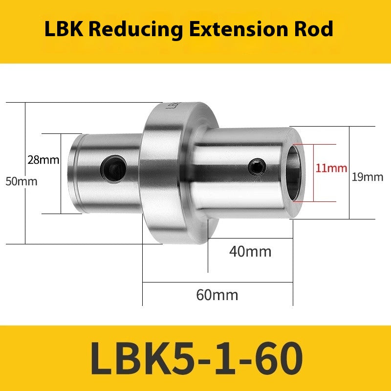 1176-Reducing Boring Tool Extension Bar LBK2/3/4/5/6 Adapter Bar Machining Center Fine & Rough Boring Tool Shank Reducing Extension Bar
