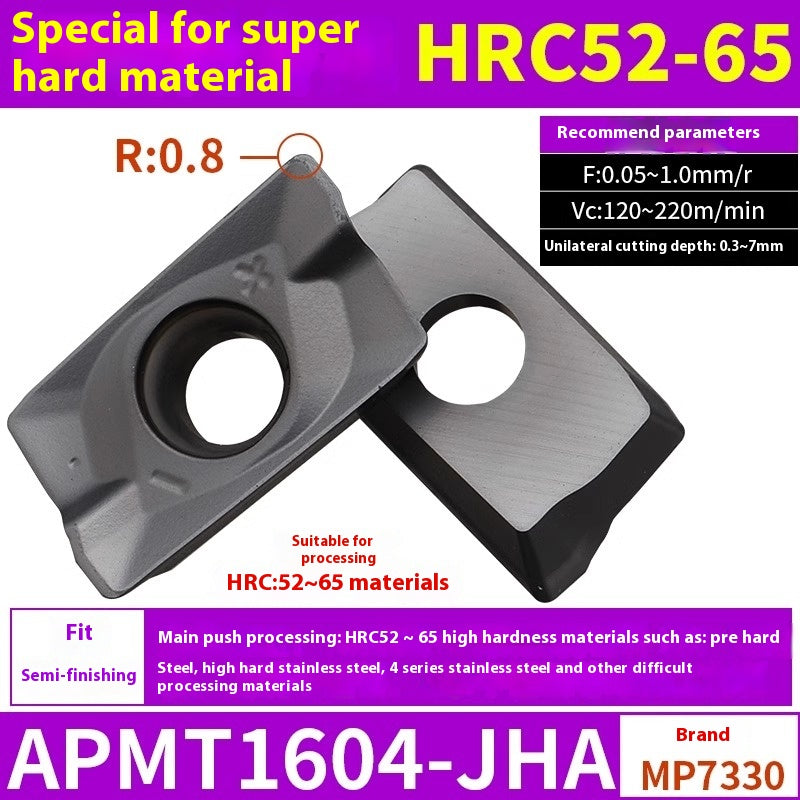 6008 CNC Milling Inserts APMT1135 Milling Blade 1604 Milling Head for Aluminum Alloy R0.8 Coated Rough Milling Machine Tool Pellets Shandong Denso Pricision Tools Co.,Ltd.