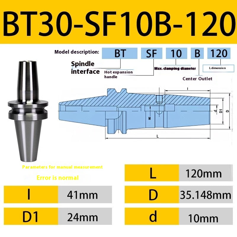 10052 BT40/BT30-SF heat shrink holder Integrated Thermal expansion hot-fit sintered holder Shandong Denso Pricision Tools Co.,Ltd.