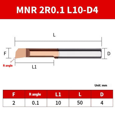 1140-MNR Tungsten Carbide Small Bore Boring Tools Integral Alloy Vibration Resistant Boring Bars Micro Alloy Bore Turning Tools Boring Tools Shandong Denso Pricision Tools Co.,Ltd.