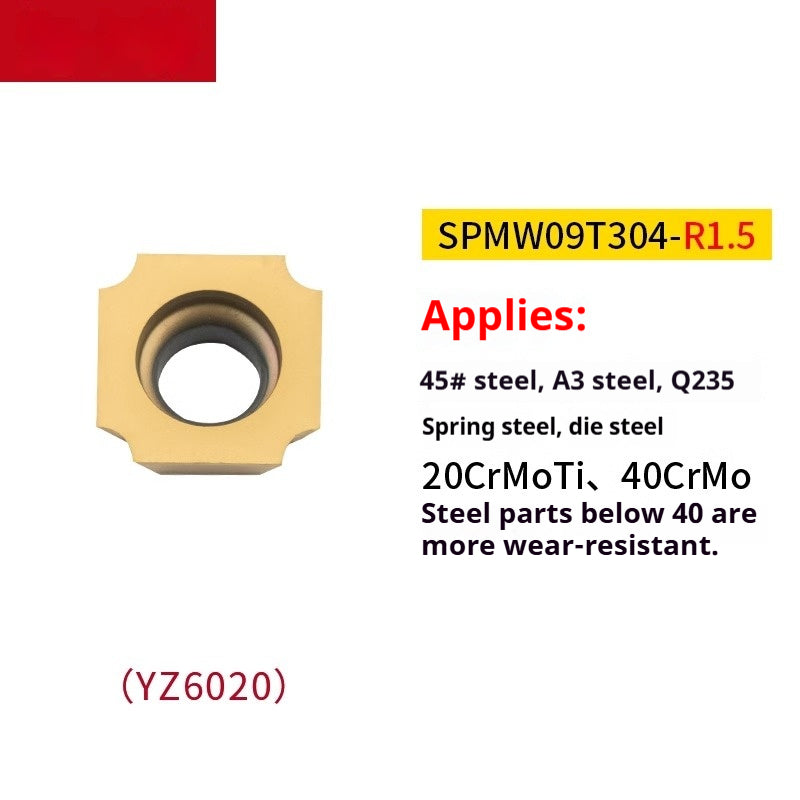 6011 Chamfering machine blade R angle processing steel parts CNC stainless steel cutter grain desktop / composite chamfering cutter grain Shandong Denso Pricision Tools Co.,Ltd.