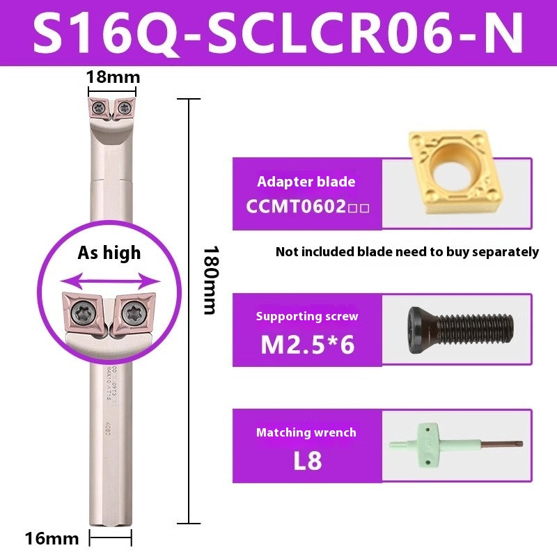 1141-CNC Double-head Bullhead Turning Toolholder Cylindrical Bore Endface 95 Degree Boring 2MW/MT Peach Model Triangle Rhombus Shandong Denso Pricision Tools Co.,Ltd.