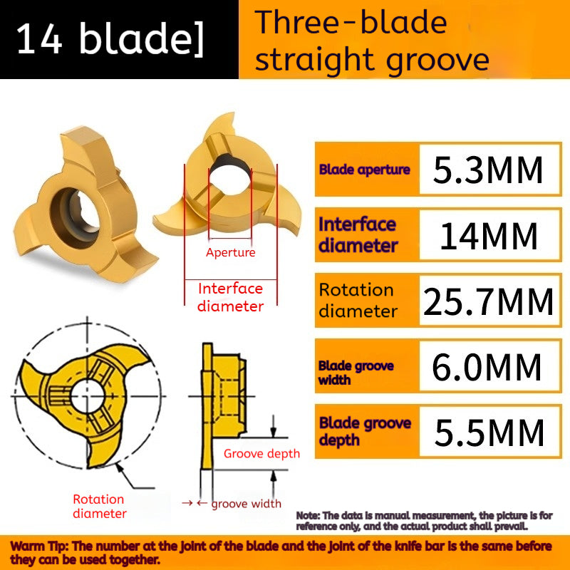 1152-Germany imported t-type cutter three-edged six-edged alloy t-type milling cutter small hole slot cutter cyclone milling cutter internal hole milling slot inserts Shandong Denso Pricision Tools Co.,Ltd.