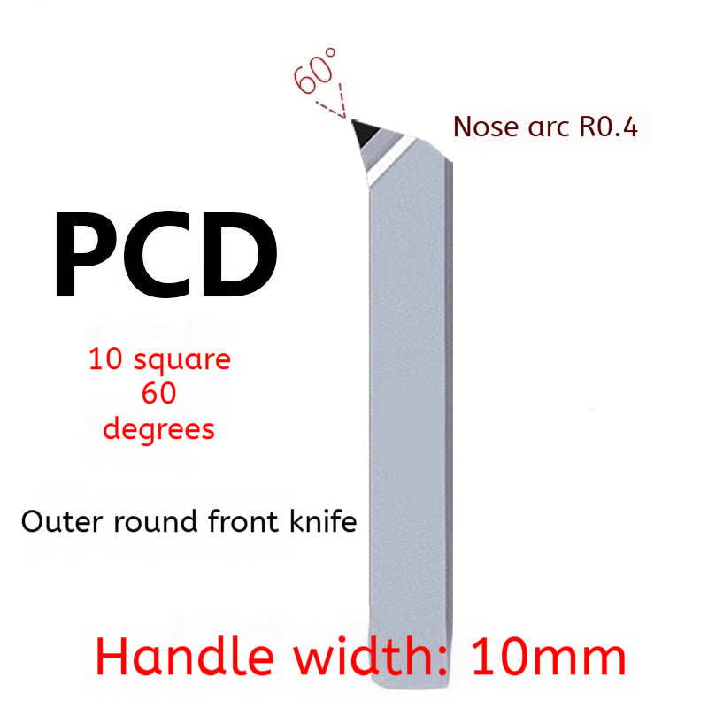 1163-PCD diamond turning tool cylindrical plane super bright CBN boron nitride tool 20 square 60/90 degrees gemstone knife non-standard Shandong Denso Pricision Tools Co.,Ltd.