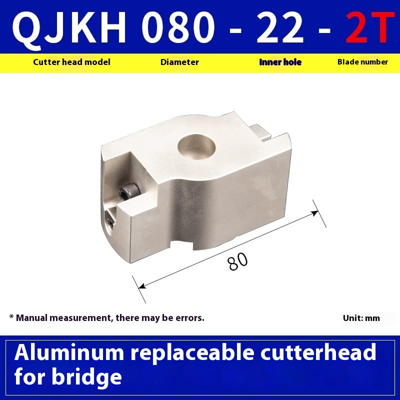 6019 Aluminum High Gloss Cutter Block Aluminum Bridge Milling Cutter Block 45/90 Degree Bridge with APMT1604/SEKT12 Face Milling Cutter Shandong Denso Pricision Tools Co.,Ltd.