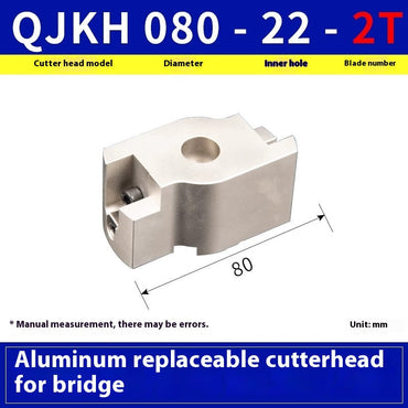 6019 Aluminum High Gloss Cutter Block Aluminum Bridge Milling Cutter Block 45/90 Degree Bridge with APMT1604/SEKT12 Face Milling Cutter Shandong Denso Pricision Tools Co.,Ltd.