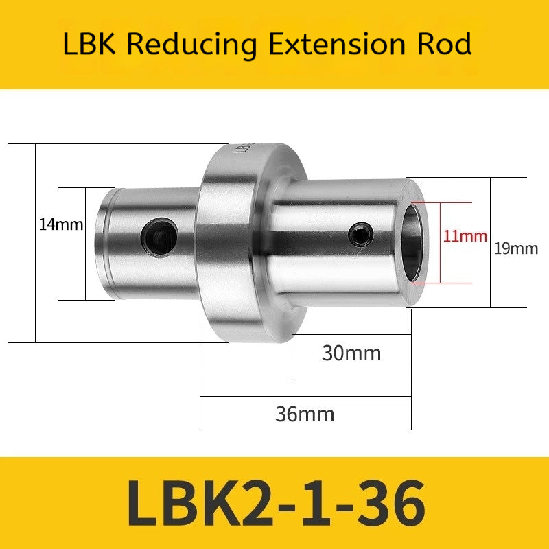 1176-Reducing Boring Tool Extension Bar LBK2/3/4/5/6 Adapter Bar Machining Center Fine & Rough Boring Tool Shank Reducing Extension Bar