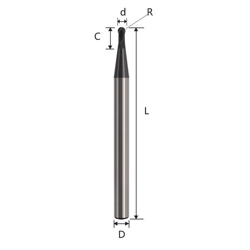 Graphite milling cutter, diamond coating, graphite milling cutter, flat cutter, round nose cutter, ball cutter, CNC tungsten steel alloy Shandong Denso Pricision Tools Co.,Ltd.
