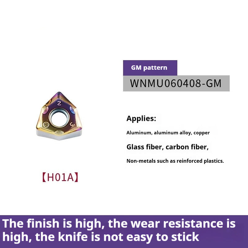 6006 CNC Aluminum Lathe Metal Ceramic Turning Inserts Nano-coated Cylindrical WNMG Bore CCMTAPMT Milling Inserts Shandong Denso Pricision Tools Co.,Ltd.