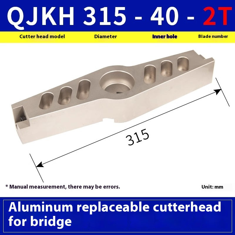 6019 Aluminum High Gloss Cutter Block Aluminum Bridge Milling Cutter Block 45/90 Degree Bridge with APMT1604/SEKT12 Face Milling Cutter Shandong Denso Pricision Tools Co.,Ltd.