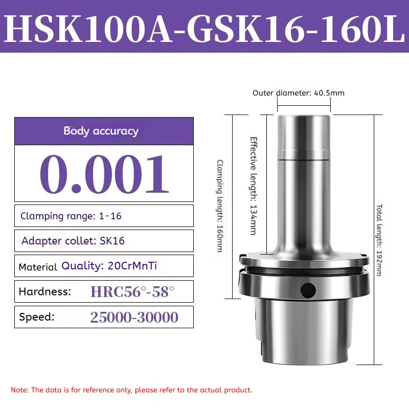 10017 HSK63A GSK06/10/13/16/20 high-precision SK high-speed tool holder milling cutter holder Shandong Denso Pricision Tools Co.,Ltd.