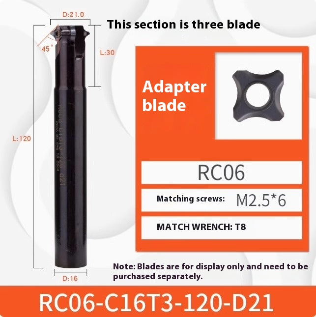 6042 CNC internal R chamfering cutter bar internal R cutter arc positive and negative R chamfering cutter external R chamfering cutter R0.5 1 2 3 4 5 6 Shandong Denso Pricision Tools Co.,Ltd.