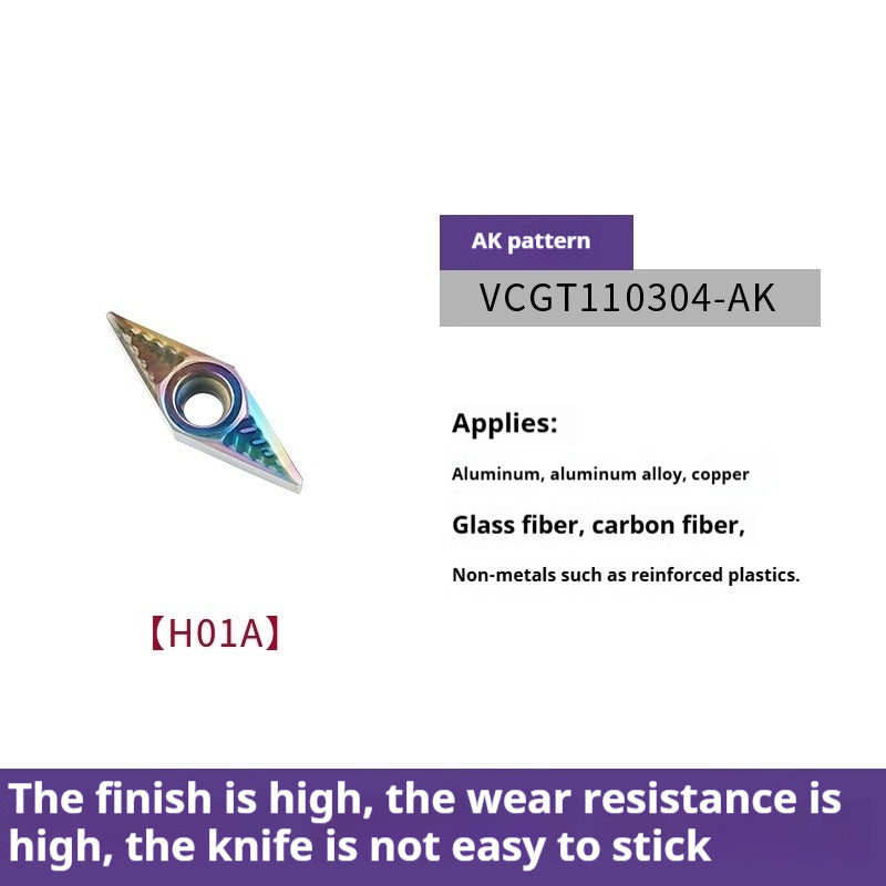 6006 CNC Aluminum Lathe Metal Ceramic Turning Inserts Nano-coated Cylindrical WNMG Bore CCMTAPMT Milling Inserts Shandong Denso Pricision Tools Co.,Ltd.