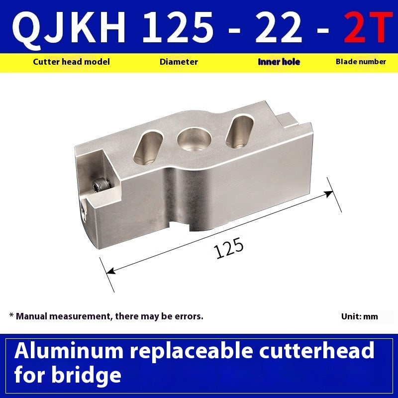 6019 Aluminum High Gloss Cutter Block Aluminum Bridge Milling Cutter Block 45/90 Degree Bridge with APMT1604/SEKT12 Face Milling Cutter Shandong Denso Pricision Tools Co.,Ltd.