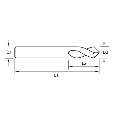 4055 60/90/120 degree centering drill Spot Drill Stub Spotting Location Center Bit Shandong Denso Pricision Tools Co.,Ltd.