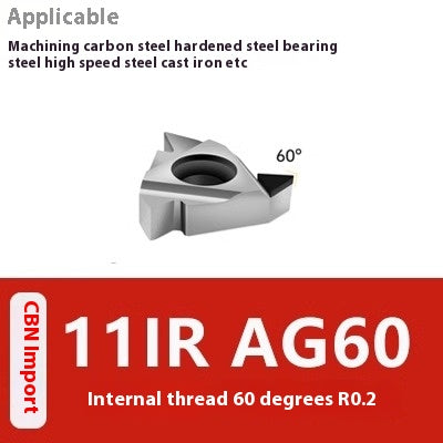 1160-Korea Imported Diamond Threaded Diamond Inserts 16ER/IR A55 AG60PCD Gemstone External Threaded Cutter Grain Shandong Denso Pricision Tools Co.,Ltd.