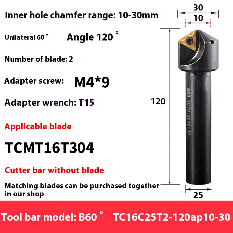 6040 Machining center 15 20 25 30 35 40 45 50 55 60 65 70 75 degree chamfering toolholder TCMT Shandong Denso Pricision Tools Co.,Ltd.