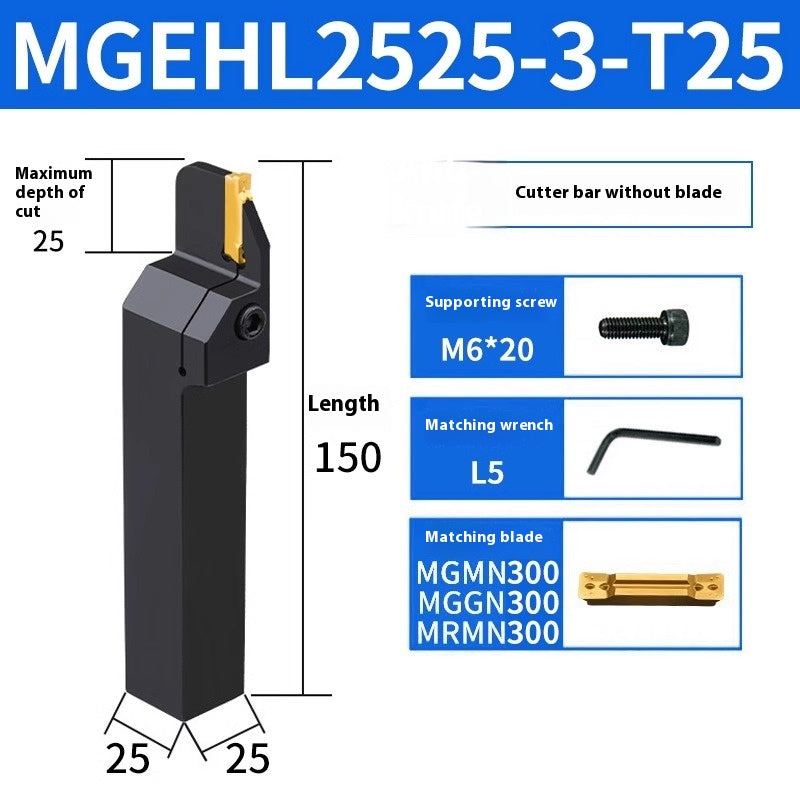 1159-CNC toolholder OD cut-off grooving lathe cutter MGEHR cutter lathe tool extended cutter groove cutter Shandong Denso Pricision Tools Co.,Ltd.