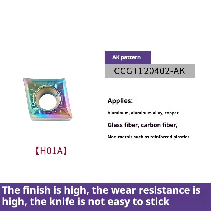 6006 CNC Aluminum Lathe Metal Ceramic Turning Inserts Nano-coated Cylindrical WNMG Bore CCMTAPMT Milling Inserts Shandong Denso Pricision Tools Co.,Ltd.