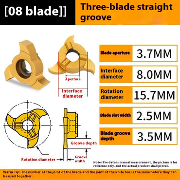 1152-Germany imported t-type cutter three-edged six-edged alloy t-type milling cutter small hole slot cutter cyclone milling cutter internal hole milling slot inserts Shandong Denso Pricision Tools Co.,Ltd.