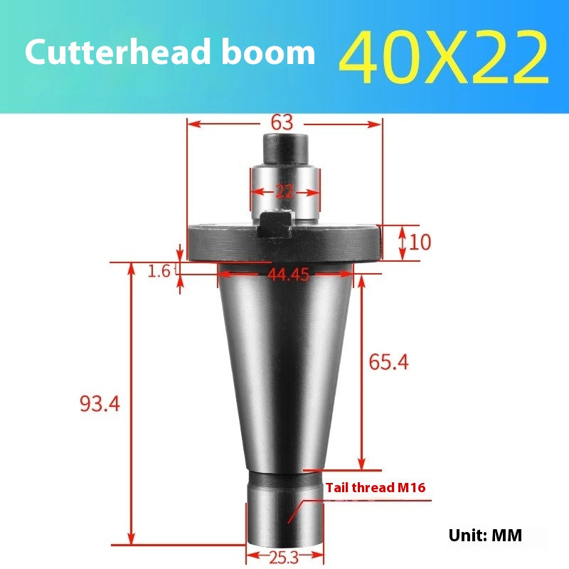 6021CNC Milling Machine 7:24 Cutter Block Boom NT50-40/60 Face Milling Cutter Block with Four Holes Indexable Boring Machine Boom Shandong Denso Pricision Tools Co.,Ltd.